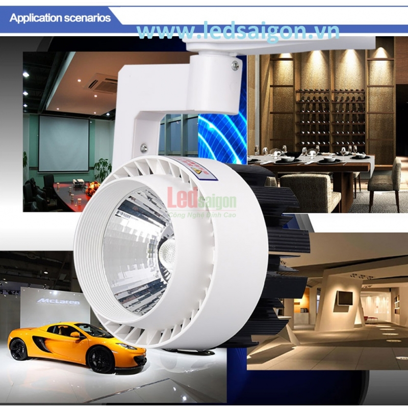 Đèn Rọi Ray COB 20W Tản Nhiệt