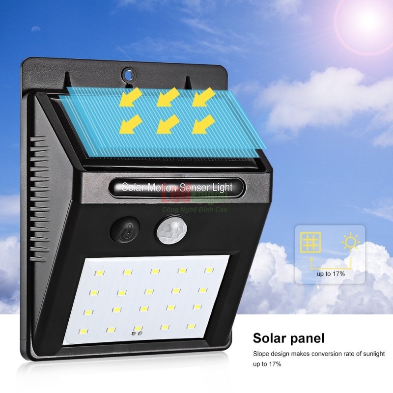 ĐÈN CẢM ỨNG NLMT 20 LED