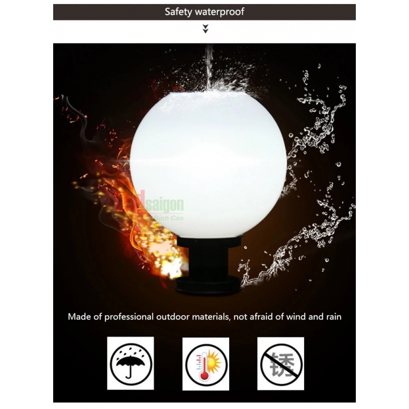 ĐÈN TRỤ CỔNG NLMT 3W JD-X70