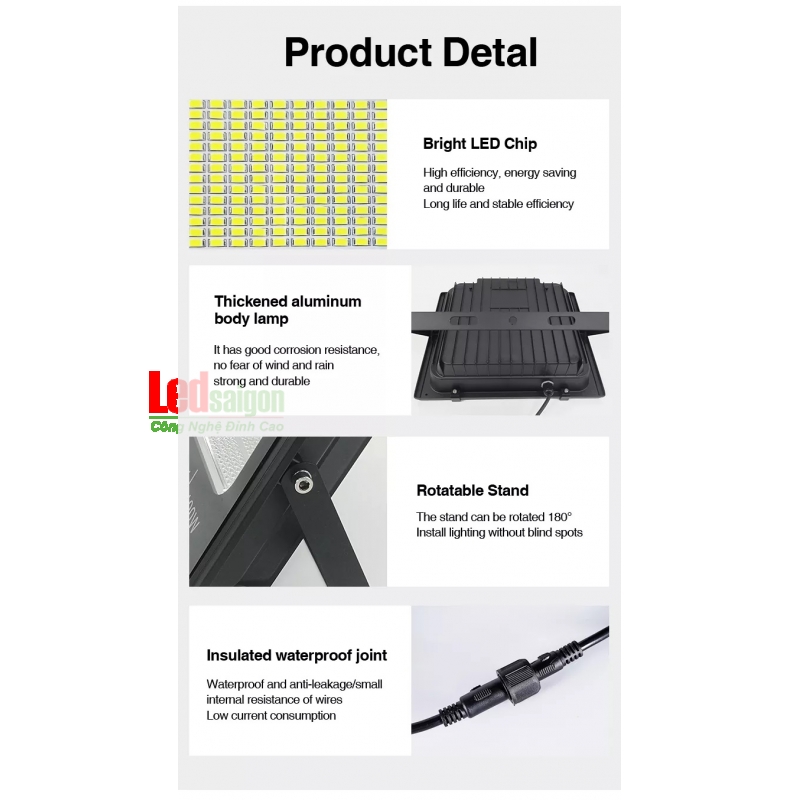 ĐÈN PHA LED NLMT 100WA