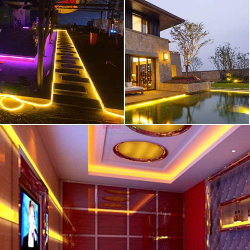 Led Dây Neon Flex 5M màu cam
