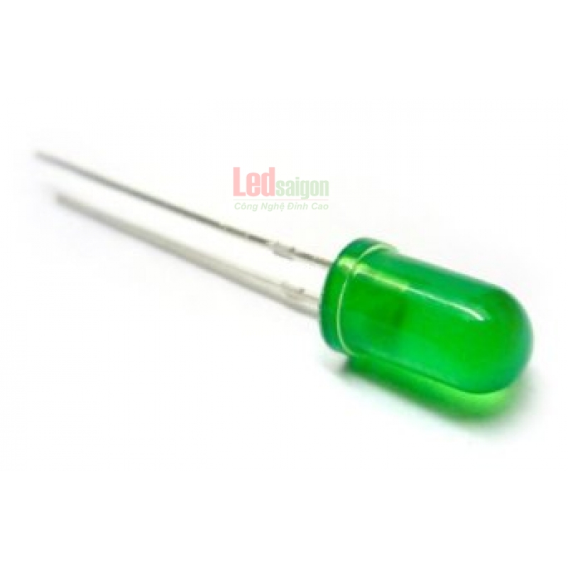 Led 5mm Rời Chân Xanh Lá