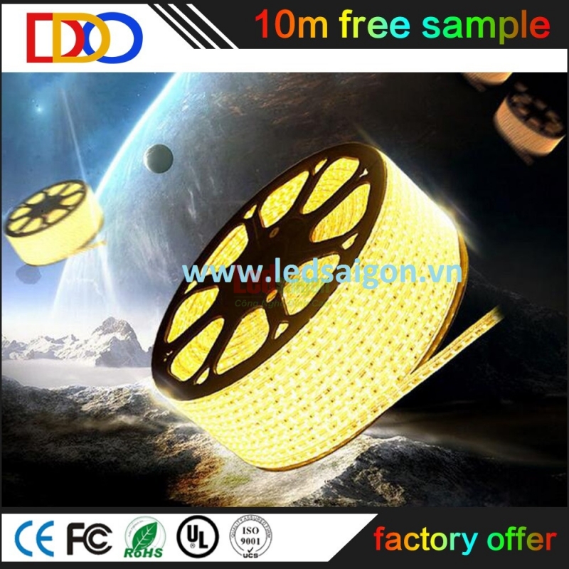 Led Cuộn 100M SMD 5050 Vàng