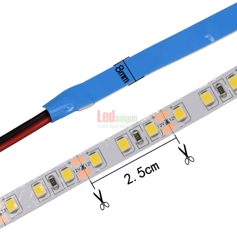 LED DÂY DÁN 5M 2835 10MM