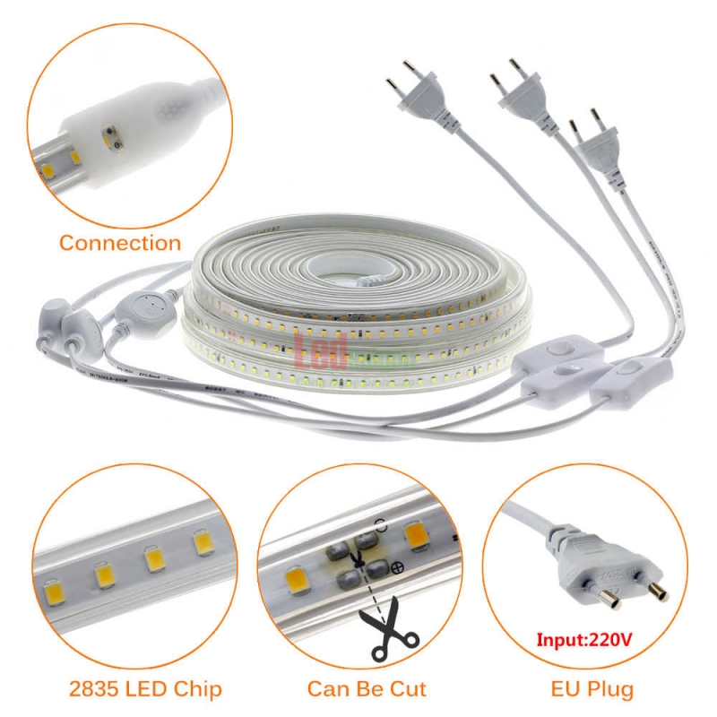 LED DÁN 5M 2835 240 LEDS