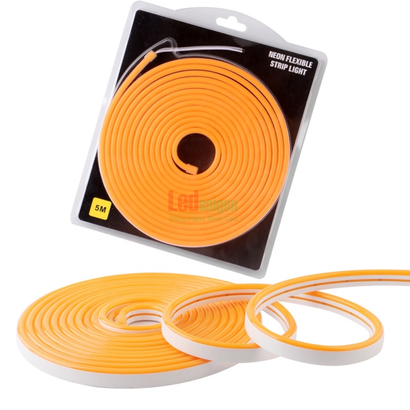 Led Dây Neon Flex 5M màu cam