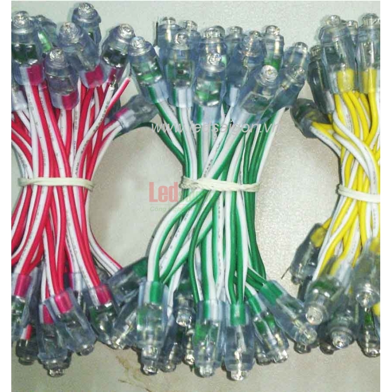 Led F8 các màu (đầu đục)