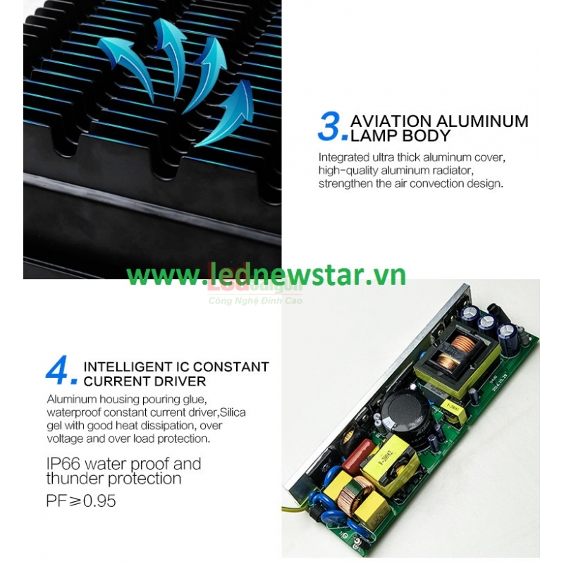 Đèn Pha Led 50W Chíp COB