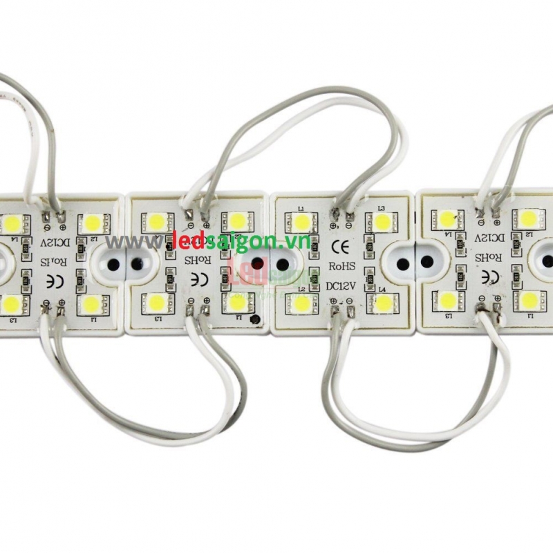 Led Module 4 Bóng Đế Sắt