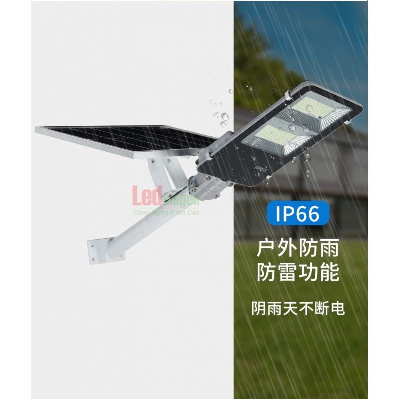 ĐÈN ĐƯỜNG NLMT BÀN CHẢI 100W2M
