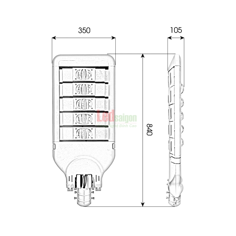 Đèn LED Đường Phố M01 - 250W 