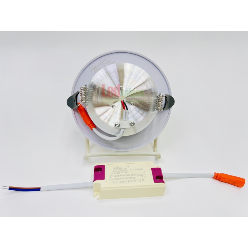 Downlight Newstar 7W Viền Vàng