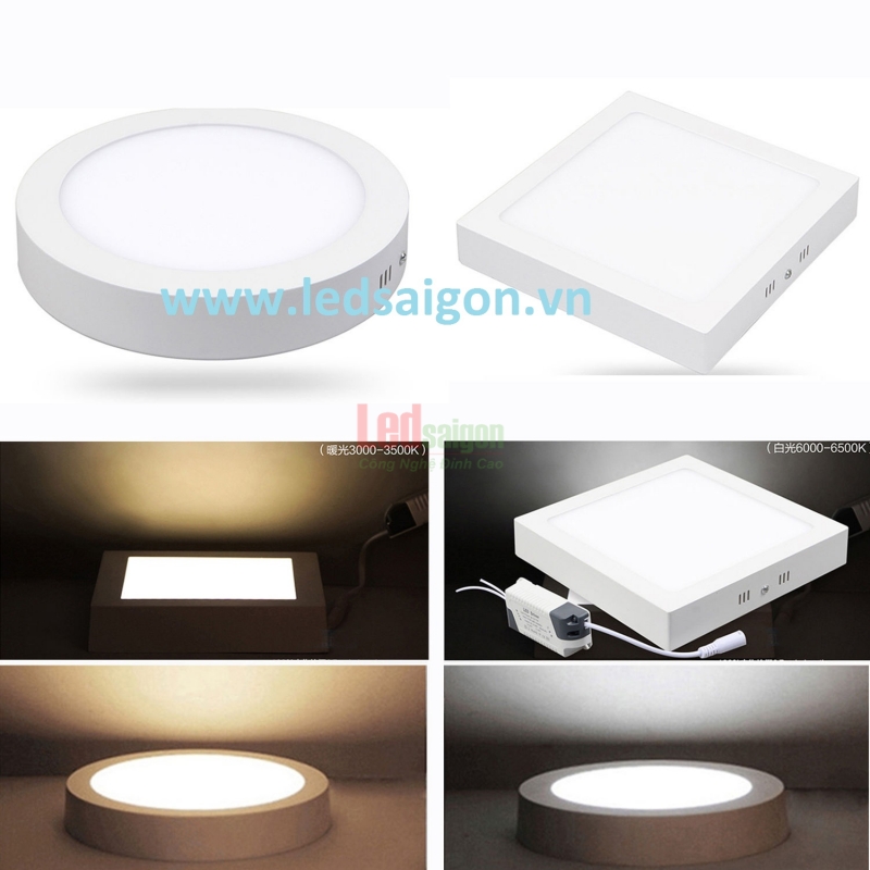 Ốp Trần Nổi Tròn 24W