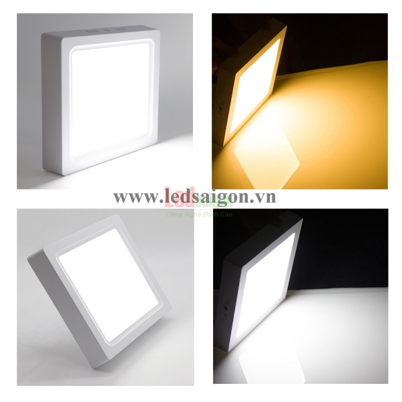 Đèn Led Ốp Trần Nổi Vuông 12W