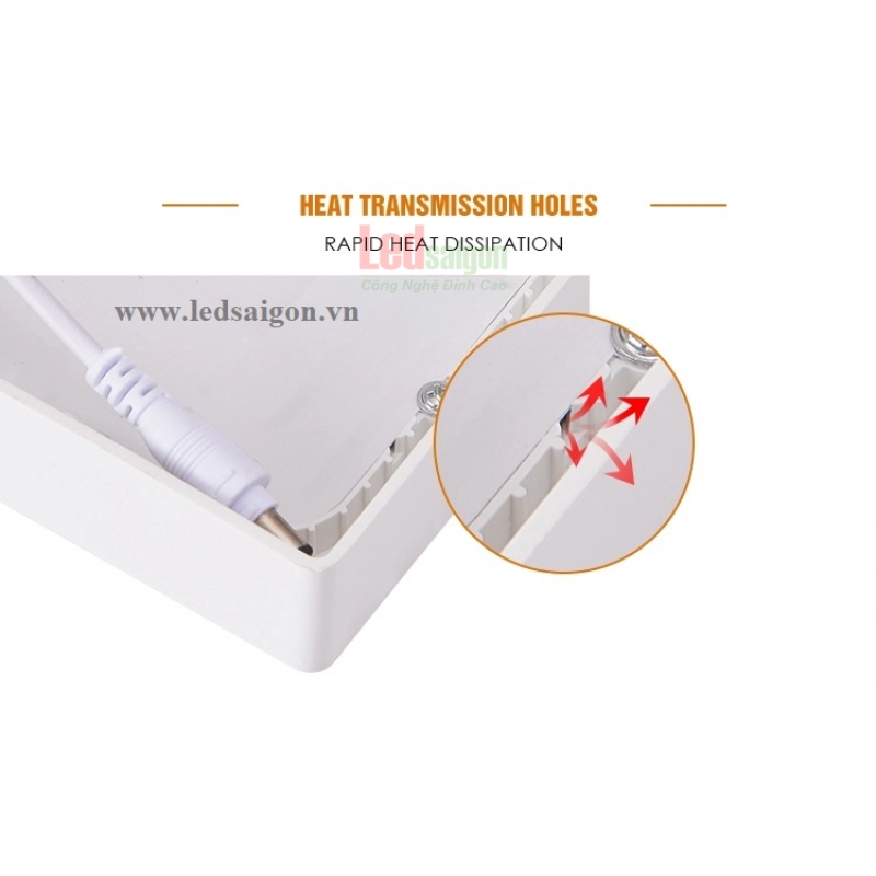 Đèn Led Ốp Trần Nổi Vuông 24W