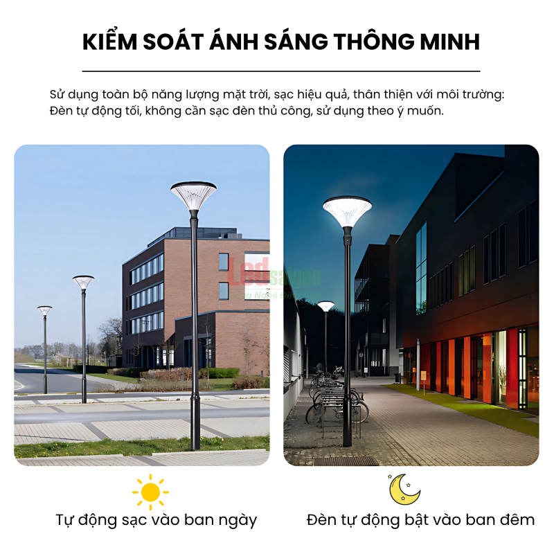 ĐÈN SÂN VƯỜN NLMT KIM CƯƠNG 