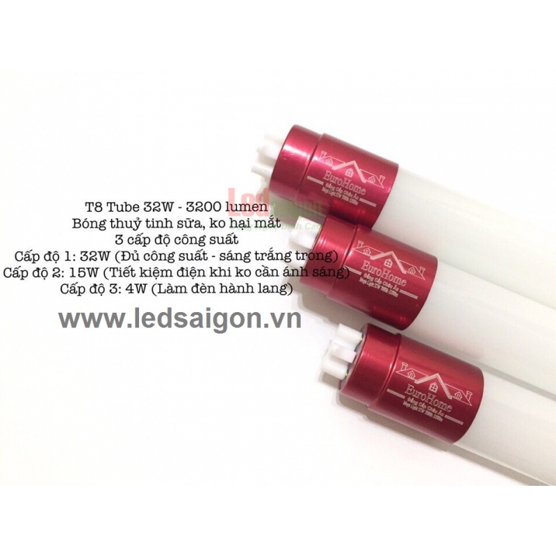 Bóng Tuýp Thủy Tinh 32W 3 Chế Độ